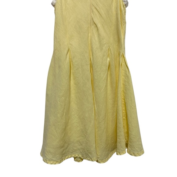THE CHILDREN’S PLACE Dress Linen Yellow Size 10 Sleeveless Sundress Lined - Picture 10 of 14